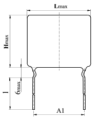 чертеж конденсатора K73-16